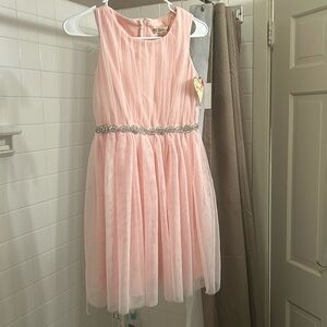 Pink, princess girls dress